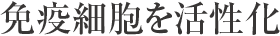 免疫細胞を活性化